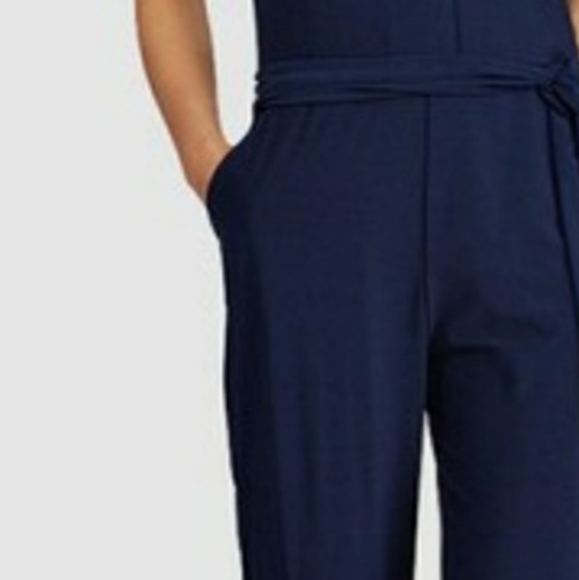 V neck ,Straight leg,short sleeve jump suit - Picture 2 of 5